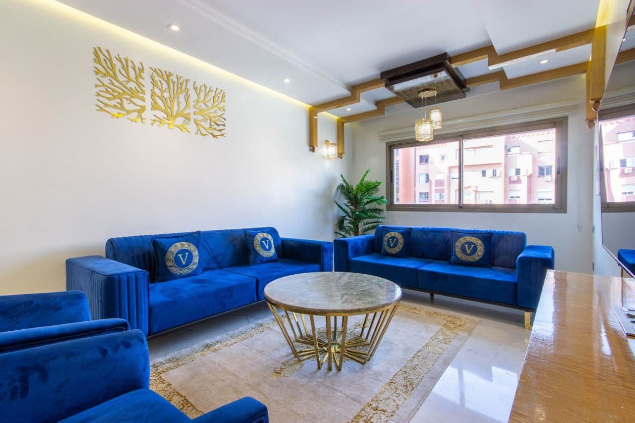 The Cobalt & Gold Apartment, Guéliz